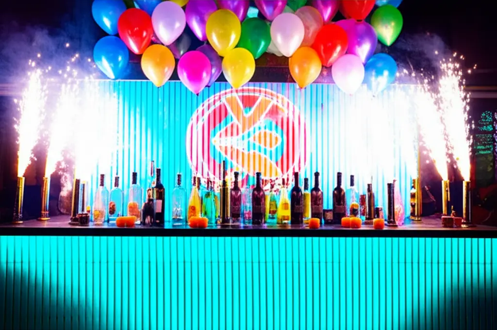 Mesa VIP de cumpleaños