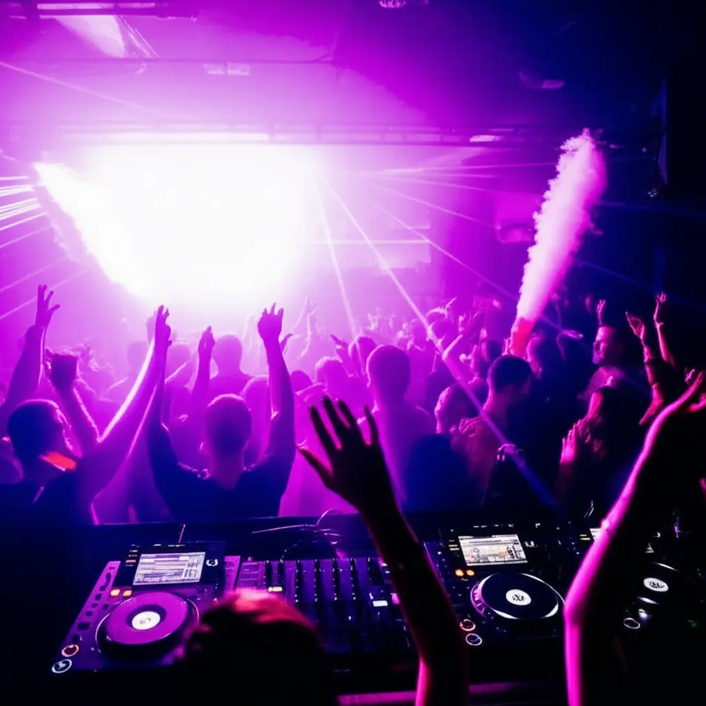 Pista de baile llena