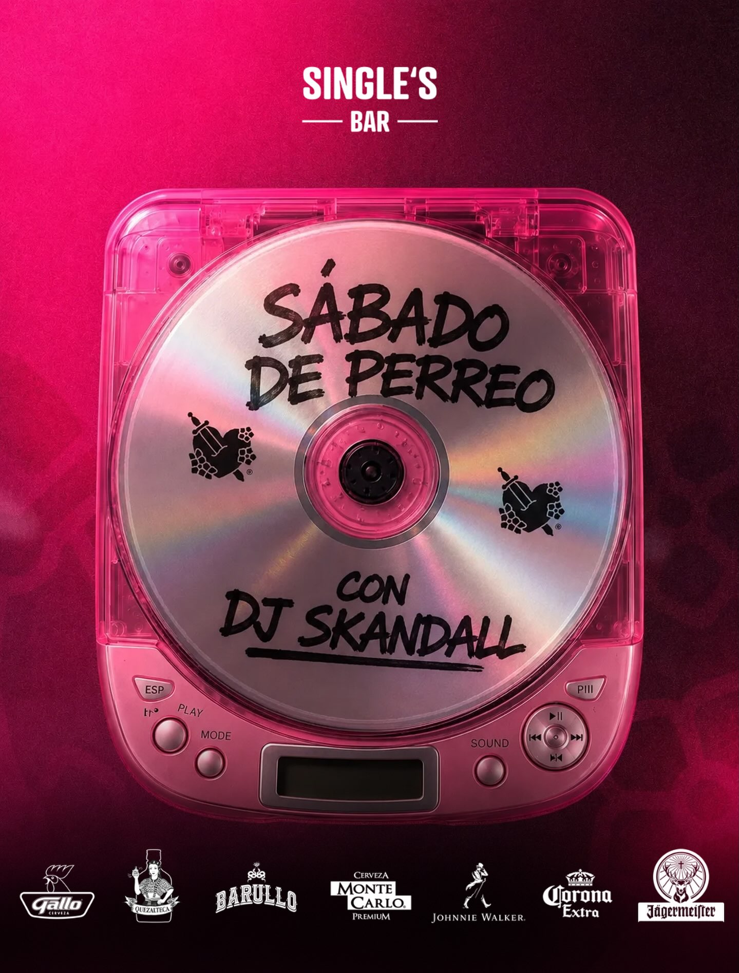 Sábado de perreo🔥
Con @djskandallgt 

#singlesbar